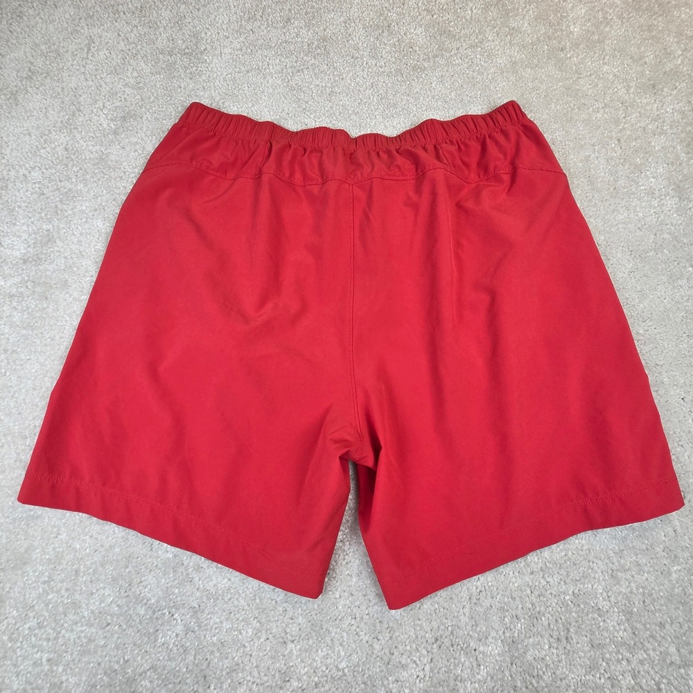 Rhone Essentials Unlined Training Shorts Mens Large Red 7 Inch Inseam